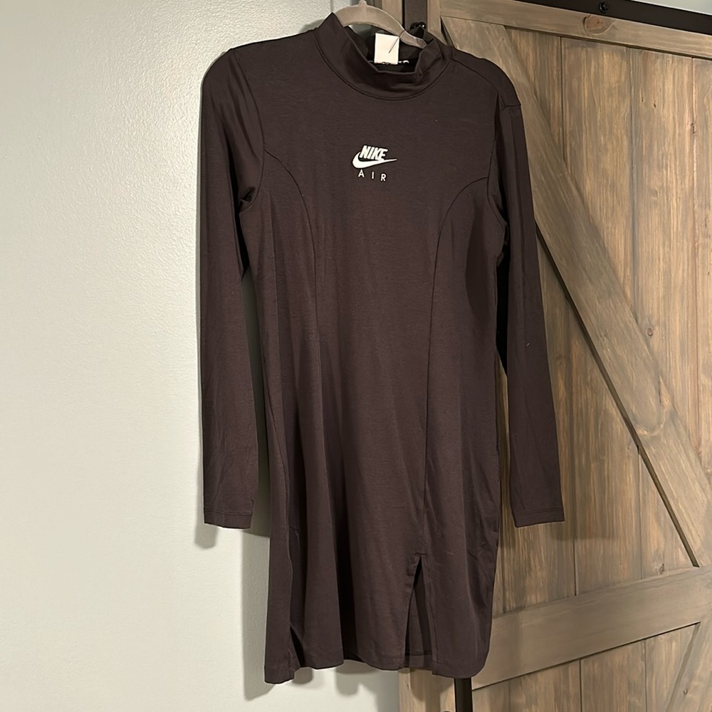 Nike Air Long-Sleeve Black Dress